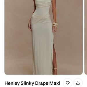 Henley Drape Maxi Meshki